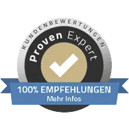 ProvenExpert – 100 % Empfehlungen